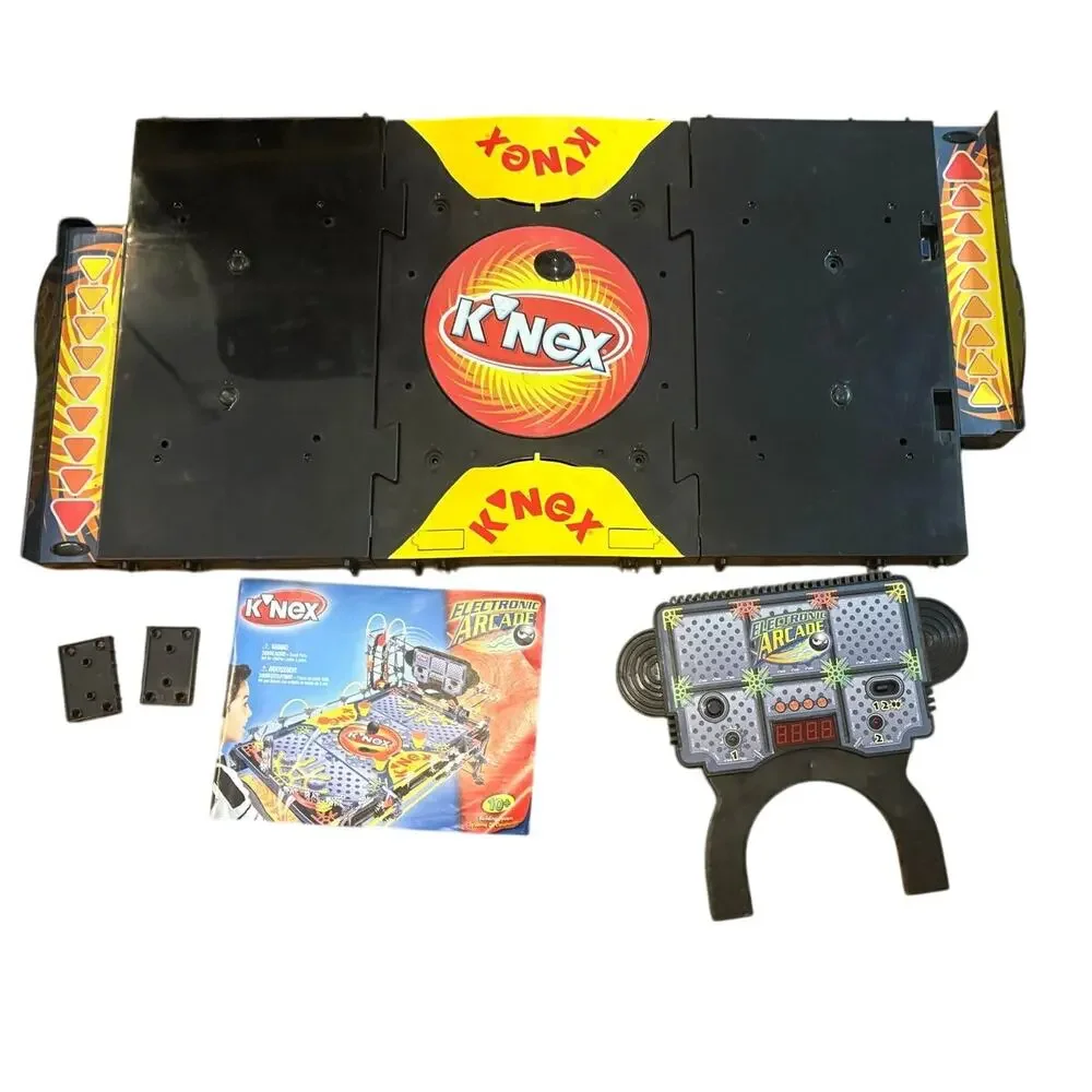 K'Nex Electronic Arcade 7691 Pinball Speedball Multi-Game Building‎ Set w/ Parts